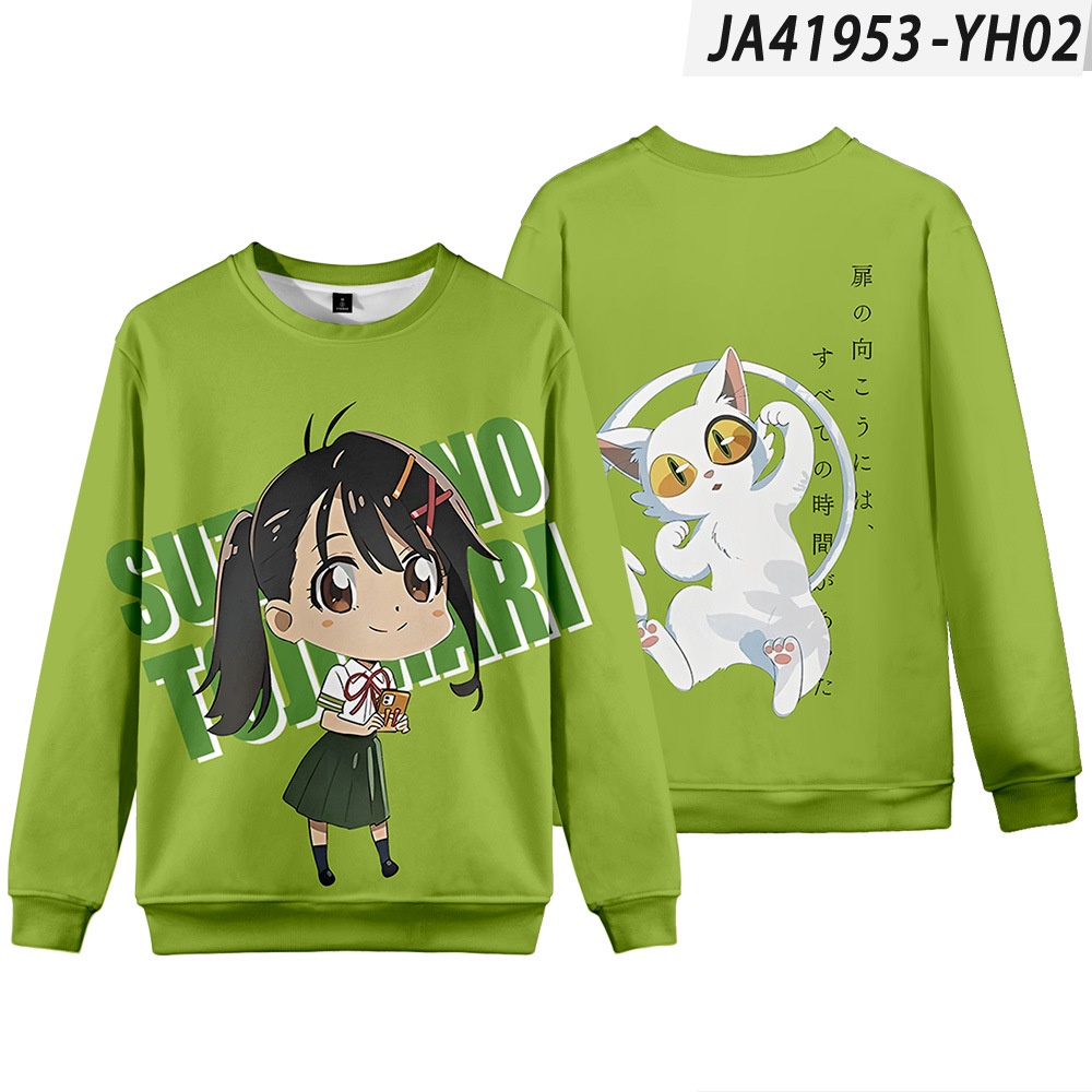 Áo Hoodie Tay Dài In Họa Tiết Anime 3D Thời Trang Cho Nam Và Nữ