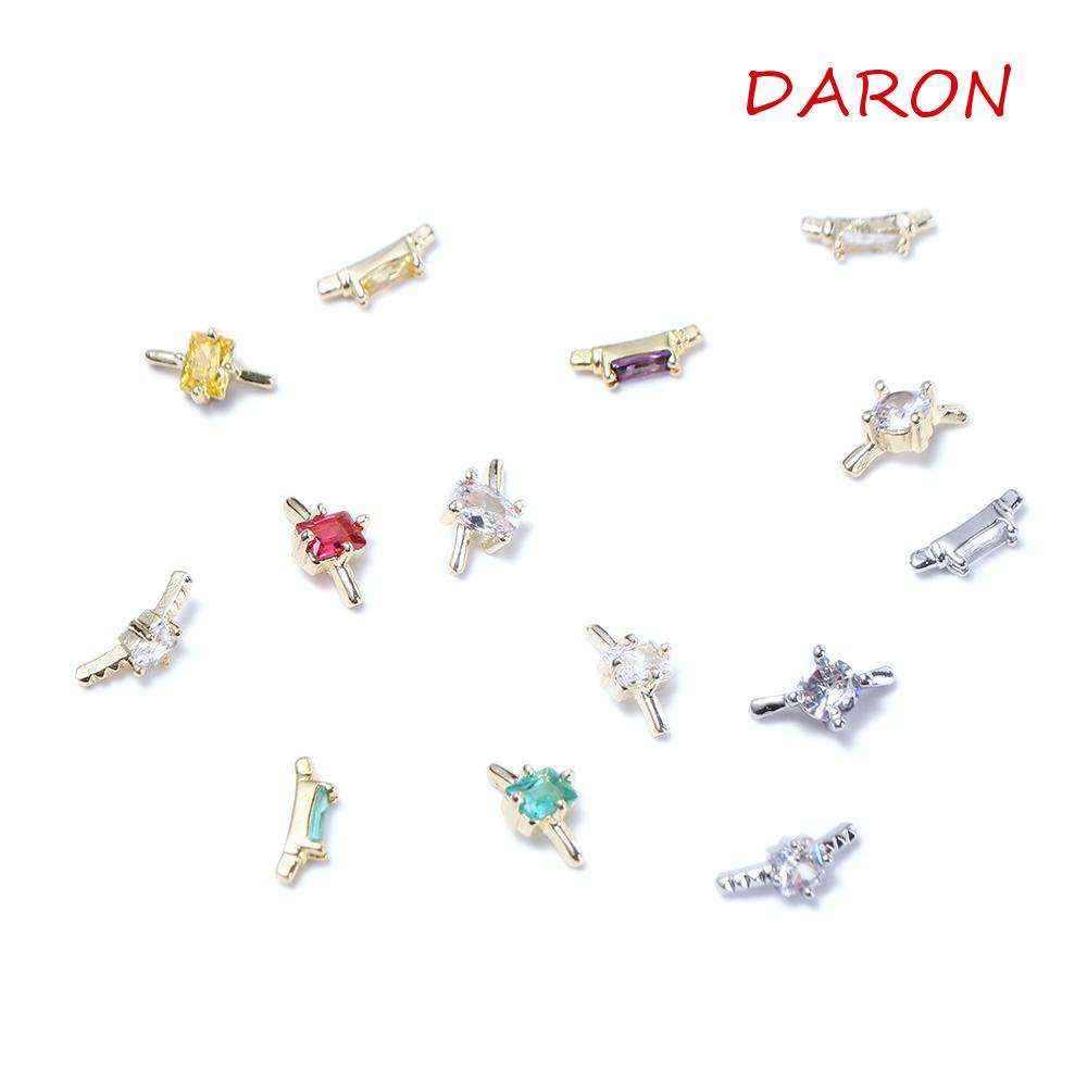 Hạt Charm 3D Trang Trí Móng Tay Nghệ Thuật|Nhẫn Đính Đá Zircon Trang Trí Móng Tay Charms