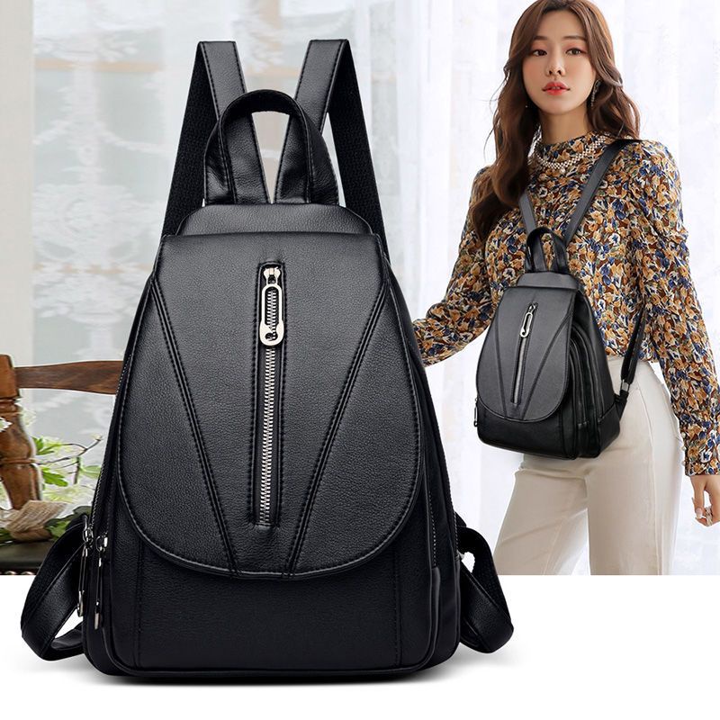 Ba Lô Da Mềm Chống Trộm Thời Trang Mới 2023 Cho Nữ
