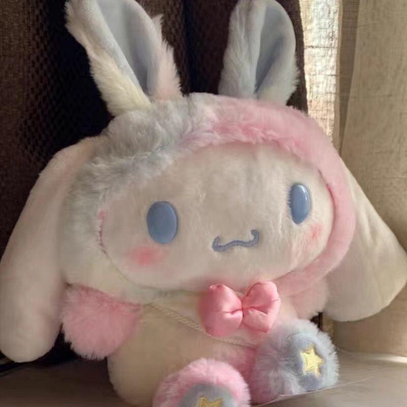 Thú Nhồi Bông Hình Thỏ Cinnamoroll Phục Sinh Dễ Thương