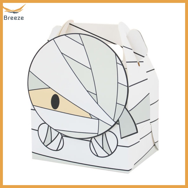 Set 24 Túi Giấy Đựng Bánh Kẹo 4 Kiểu Dáng Dễ Thương Cho Lễ Halloween