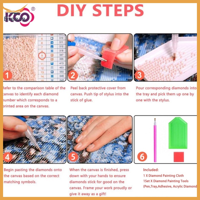 Bộ Tranh Đính Đá 5D Tự Làm Hình Mèo KS Trang Trí Nhà Cửa