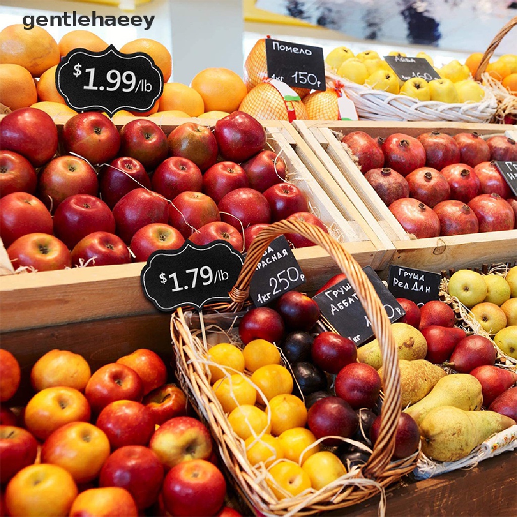 Set 10 / 24 Topper Hình Bảng Đen Viết Phấn Dùng Để Trang Trí Bánh Kem