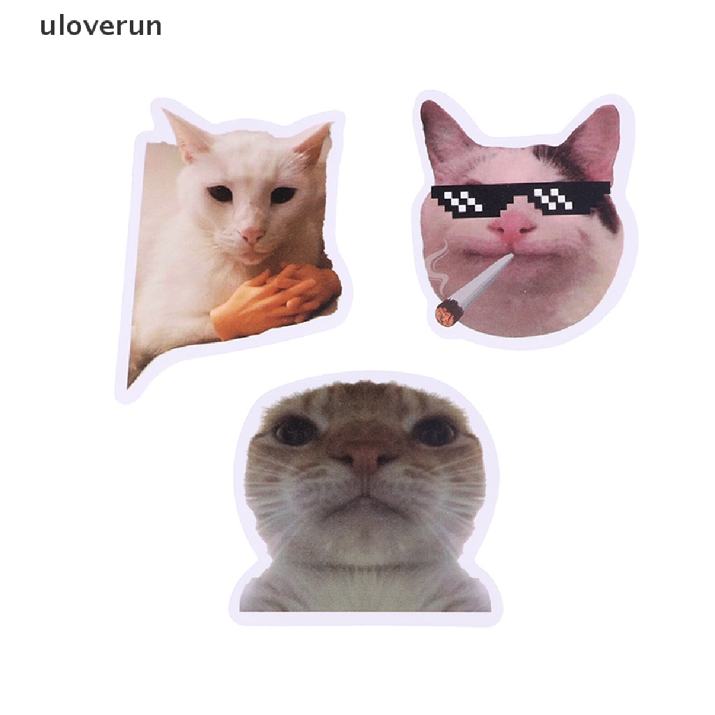 Set 50 Miếng Dán Chống Thấm Nước Hình Chú Mèo Ngộ Nghĩnh Dễ Thương