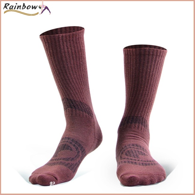 1 Đôi Tất Thể Thao Dày Chống Trượt Dùng Cho Các Hoạt Động Ngoài Trời