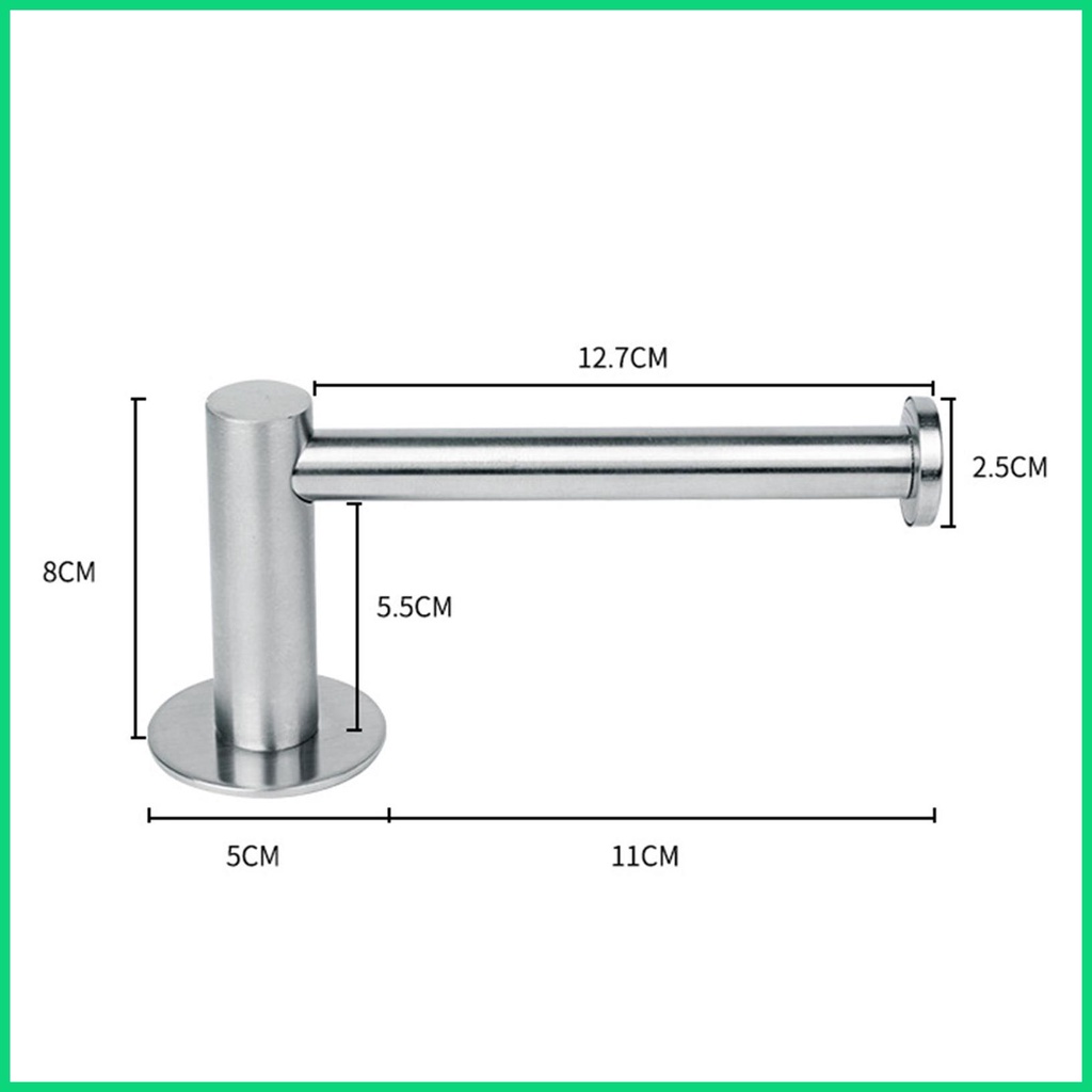 Giá Đỡ Cuộn Khăn Giấy Dán Tường Chịu Lực Tốt Tiện Dụng