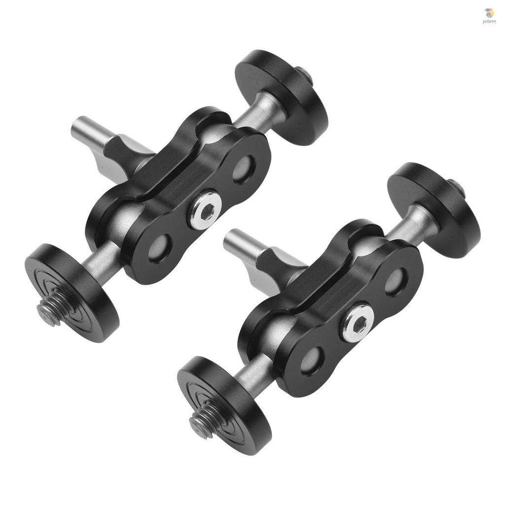 Cánh Tay Nối Dài Andoer MA-75 Bằng Hợp Kim Nhôm 1 / 4 Inch Hai Đầu Bi Linh Hoạt Gắn Đèn LED / Màn Hình / Video