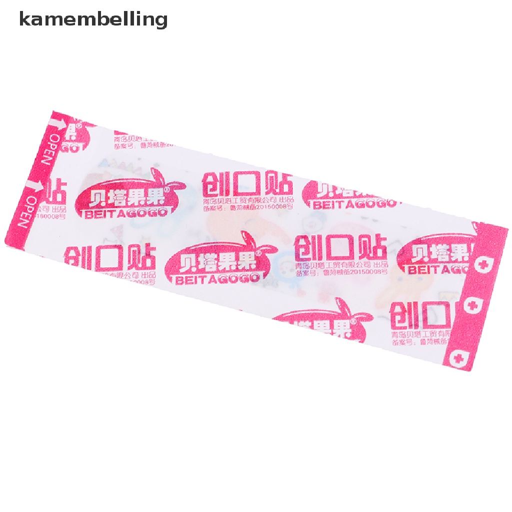 Kamembelling 120 Miếng Dán Bằng PE Trong Suốt Thoáng Khí Họa Tiết Hoạt Hình