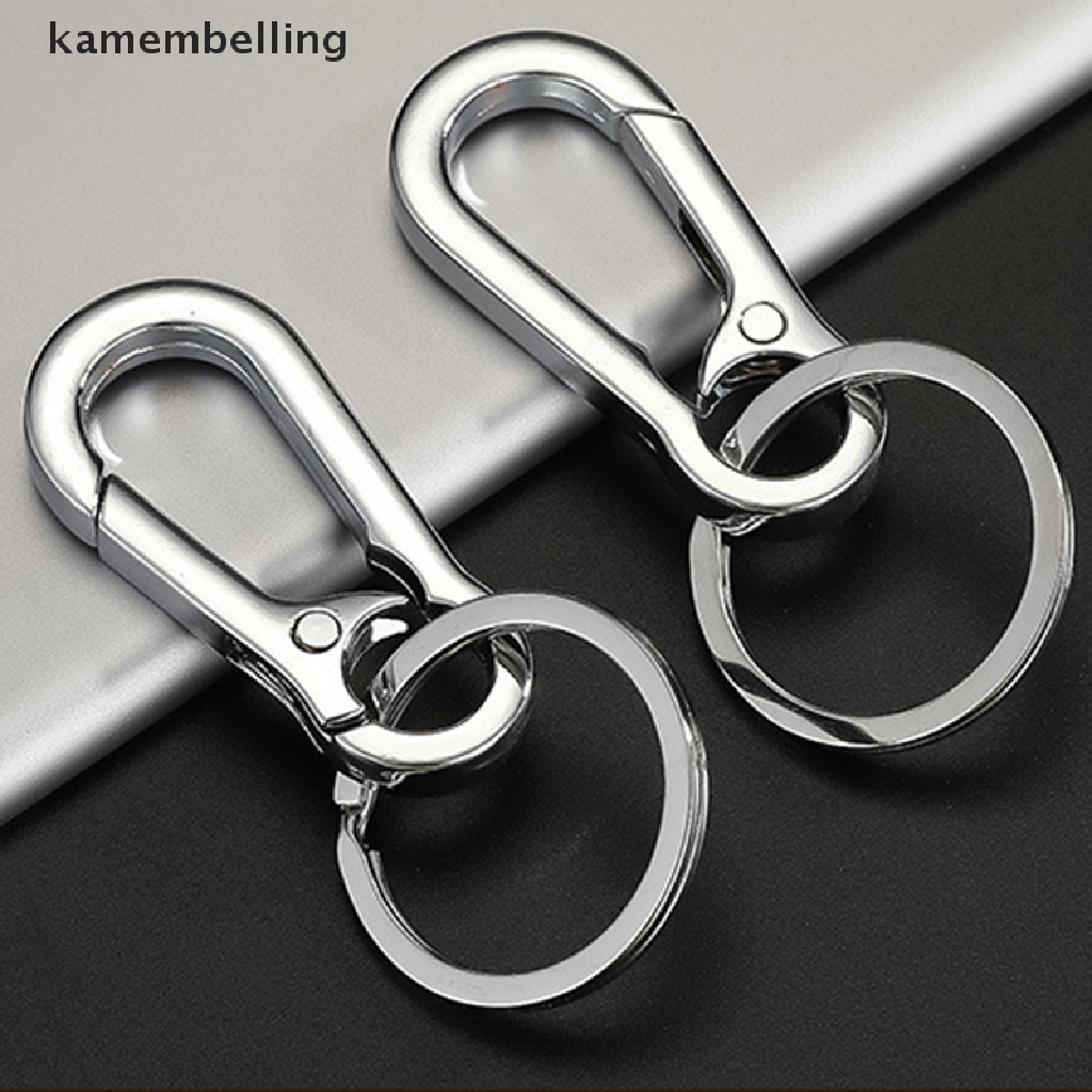 Móc Khóa Đeo Thắt Lưng Bằng Thép Không Gỉ Chống Thất Lạc Cho Nam