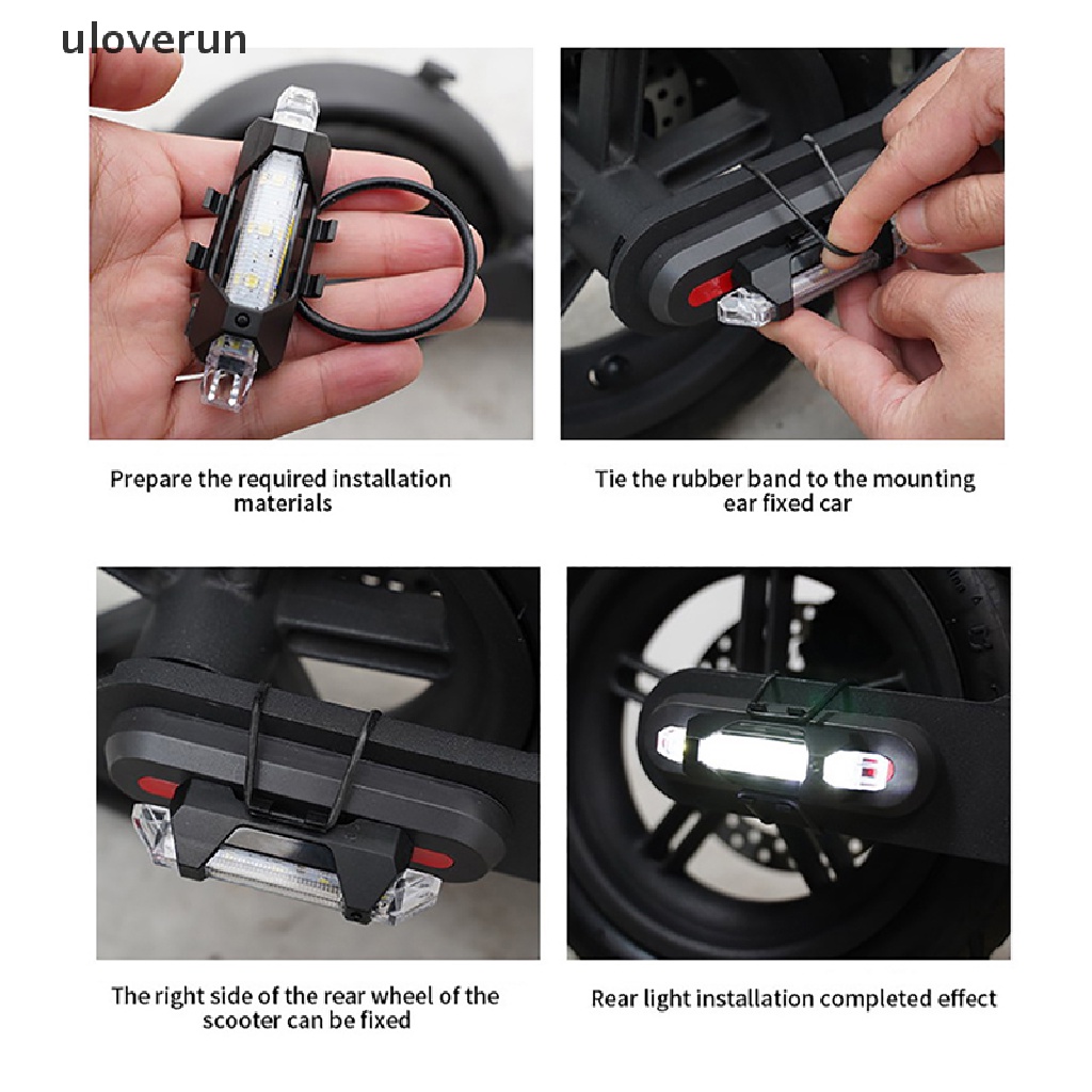 Đèn LED Cảnh Báo Khẩn Cấp Chống Thấm Nước Cho Xe Đạp