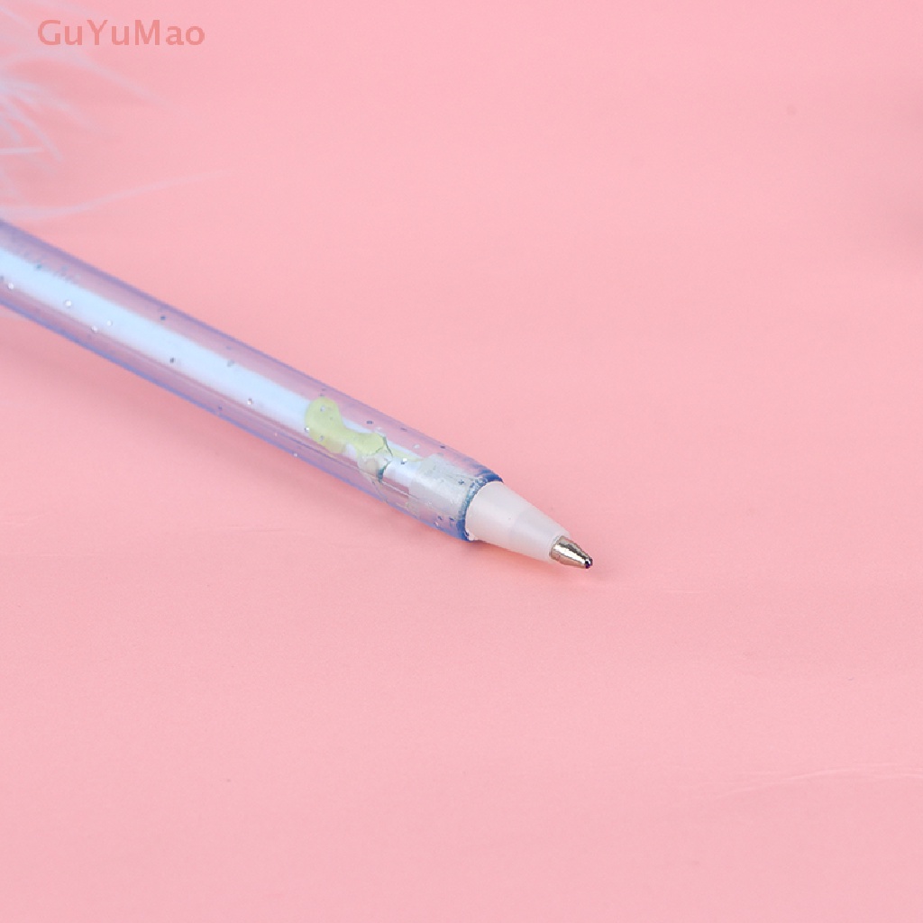 Bút Bi Ngòi 0.7mm Họa Tiết Đà Điểu Hoạt Hình Màu Xanh Dương Sáng Tạo Cho Học Sinh / Văn Phòng PRTA