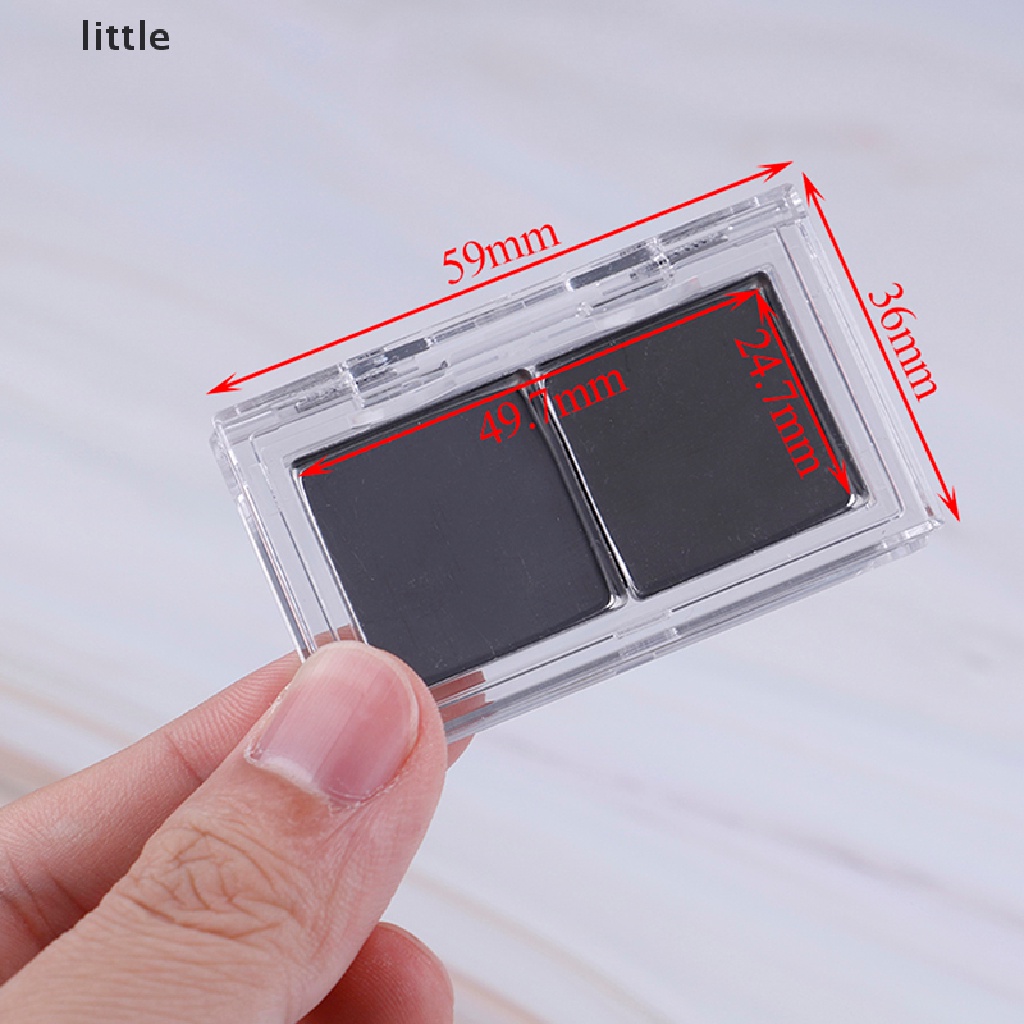 Vnlittle Bảng Phấn Mắt Rỗng 2 Ngăn Bằng Nhôm