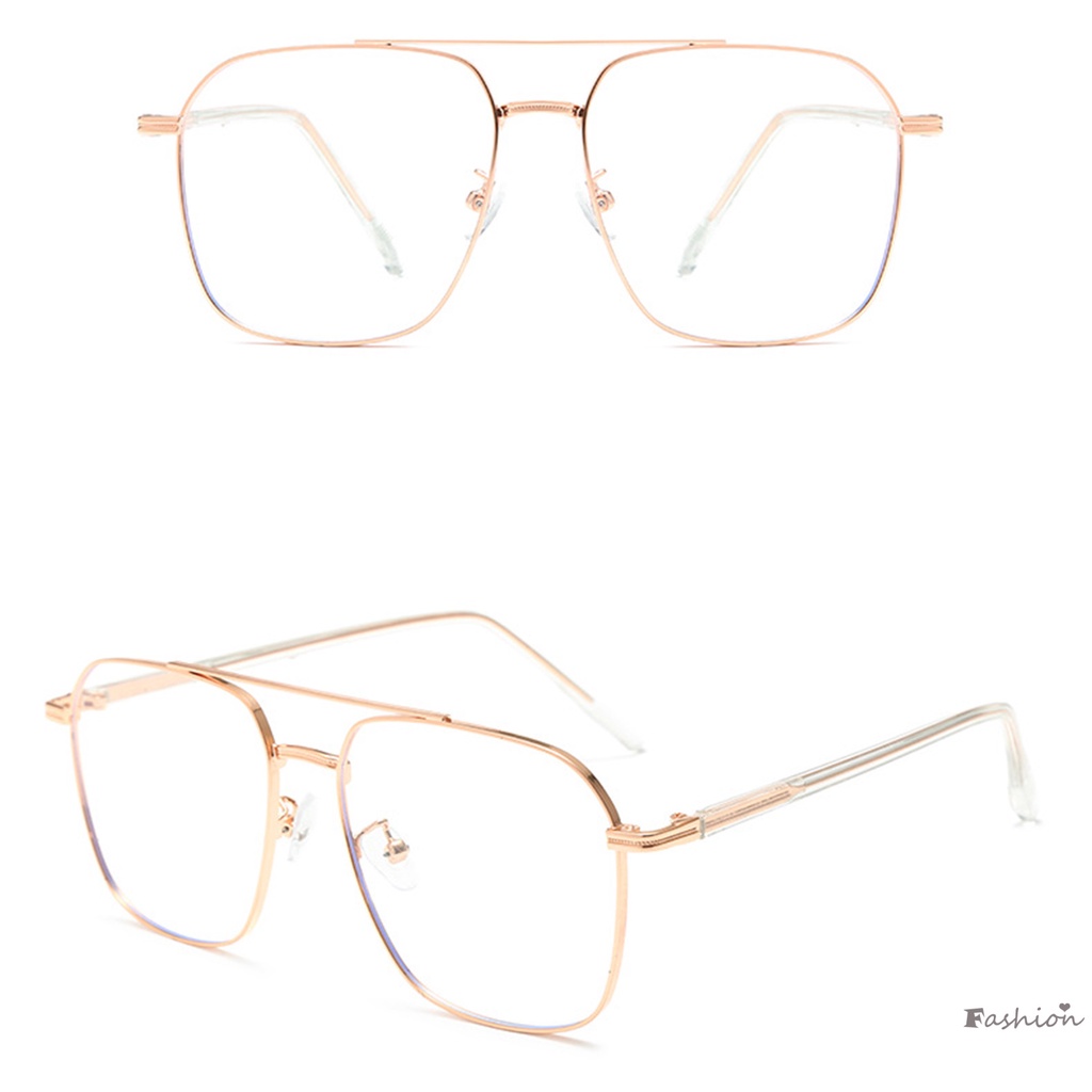 Mắt Kính Gọng Kim Loại Chống Ánh Sáng Xanh Và Chống Lóa
