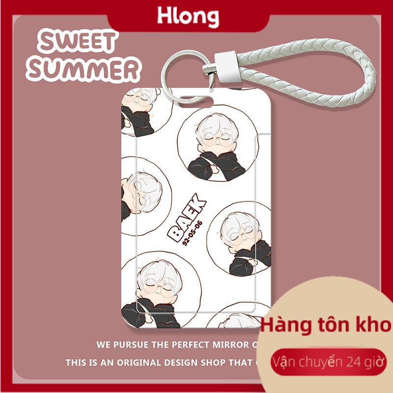 (Cuộc Sống Chất Lượng Cao) Ví Đựng Thẻ ID / Thẻ ID / Xe Buýt EXO Bian Baekhyun