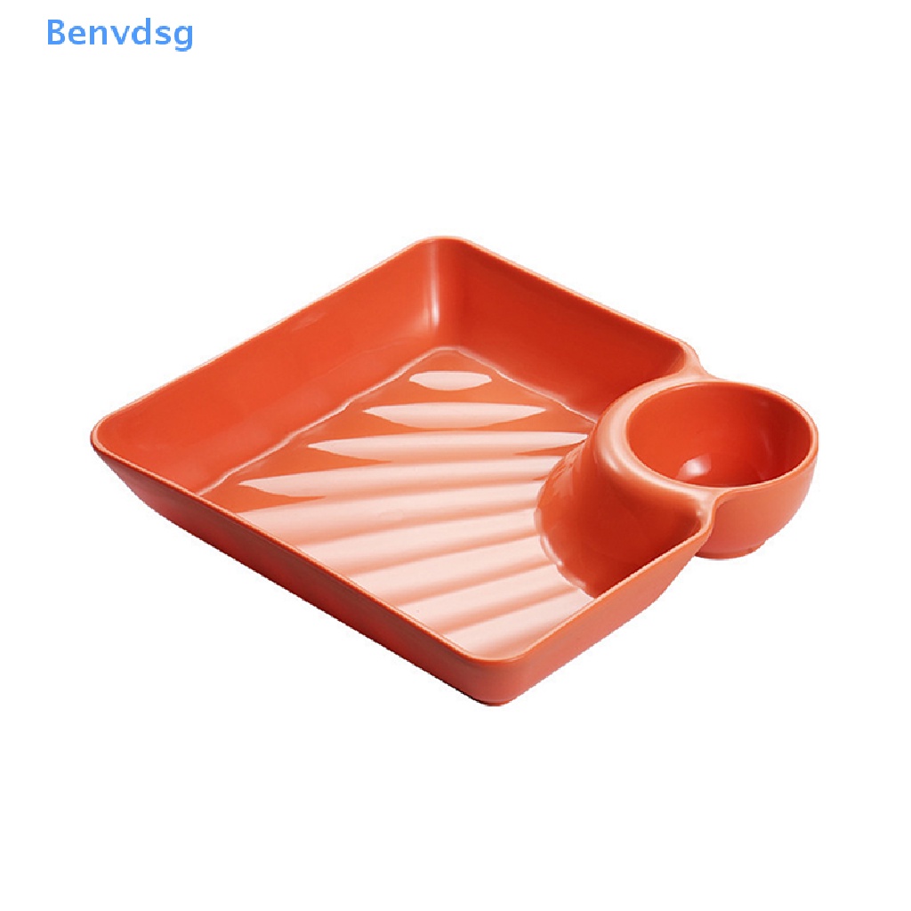 Benvdsg &gt; Đĩa Vuông Đựng Bánh Bao / Nước Sốt / Món Ăn Vặt Tiết Kiệm Không Gian