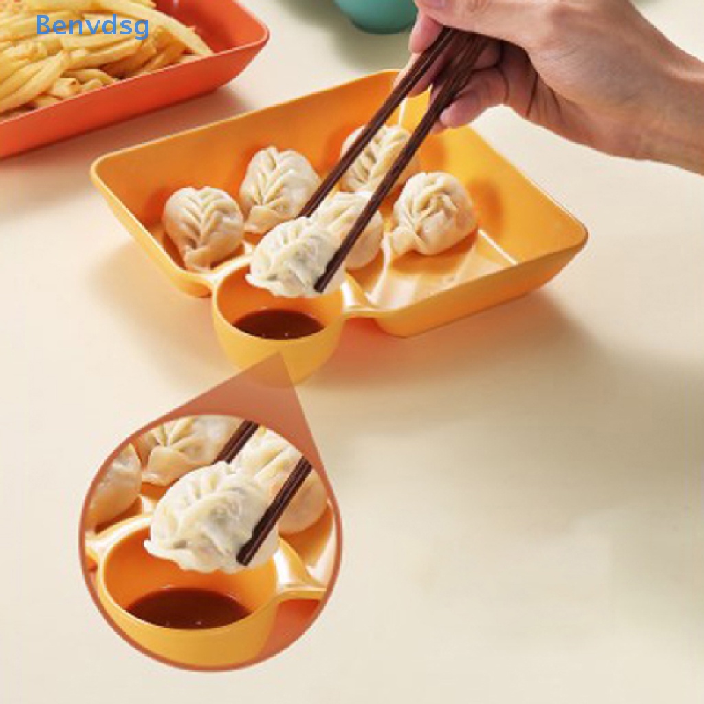 Benvdsg &gt; Đĩa Vuông Đựng Bánh Bao / Nước Sốt / Món Ăn Vặt Tiết Kiệm Không Gian