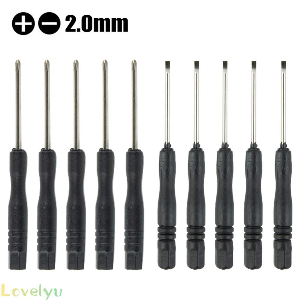 ⭐2023 ⭐10Pcs 3.22Inch Small Screwdriver Set Repair Tool Slotted-Cross Screwdrivers 2mm