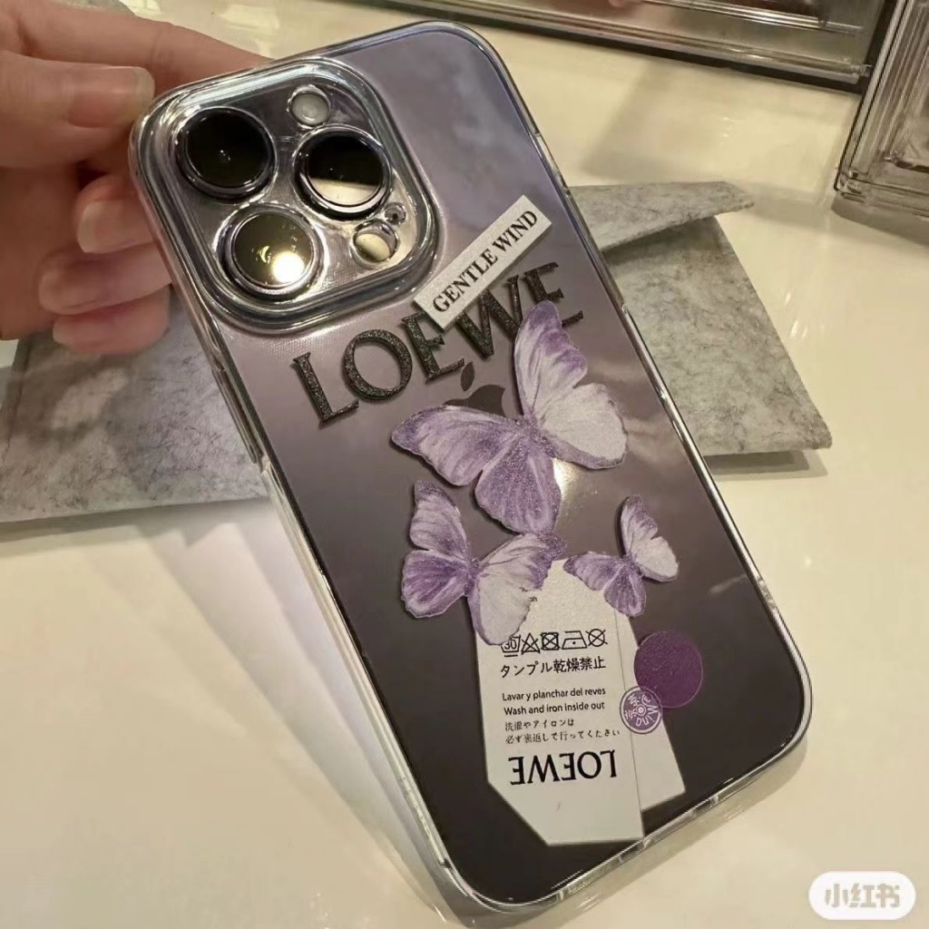 ✅Ốp Điện Thoại Mềm Trong Suốt Họa Tiết Bươm Bướm Dành Cho Iphone xr 11 / 7 / xs12 pro / / 8 1314 EZ56