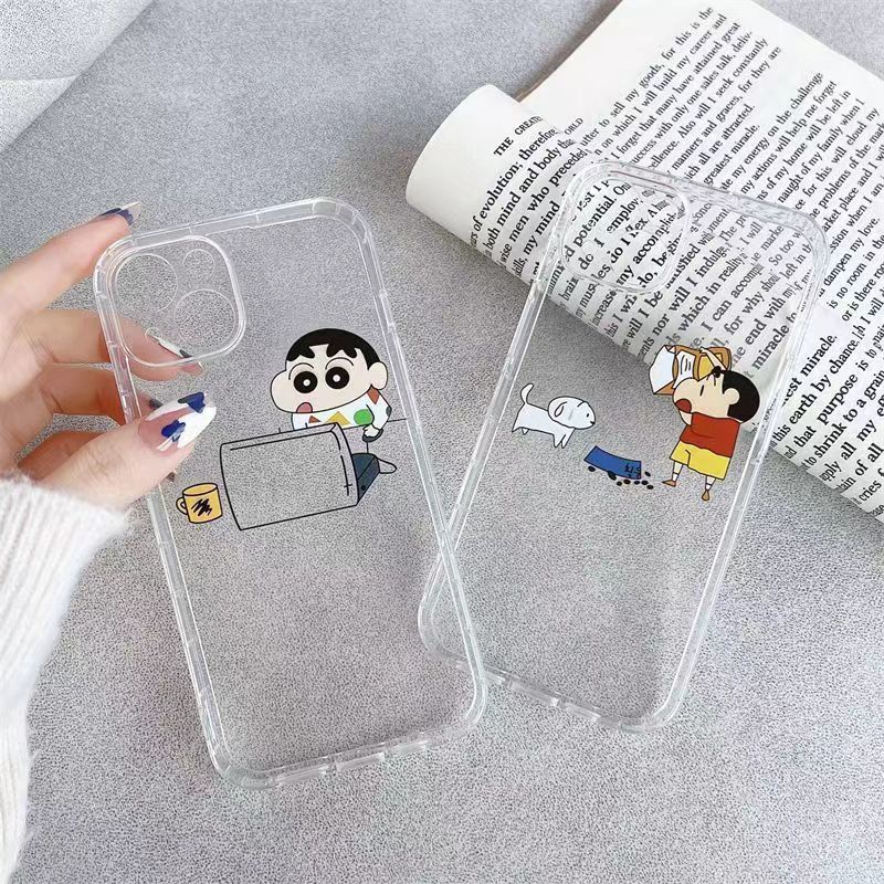 ✅Ốp Điện Thoại In Hình Cậu Bé Bút Chì Shin-Chan Dễ Thương Cho Iphone 14 Promax Xiaobai 14121311Ốp Điện Thoại Trong Suốt / Unsll Chất Lượng Cao