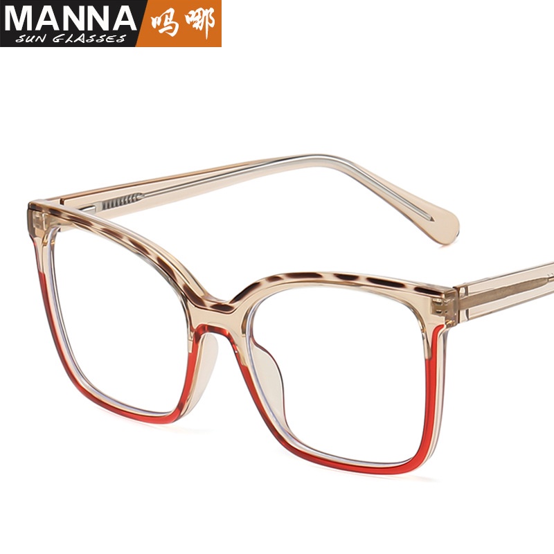 Mắt Kính Gọng Vuông Hd Chống Ánh Sáng Xanh Phong Cách Âu Mỹ Mới