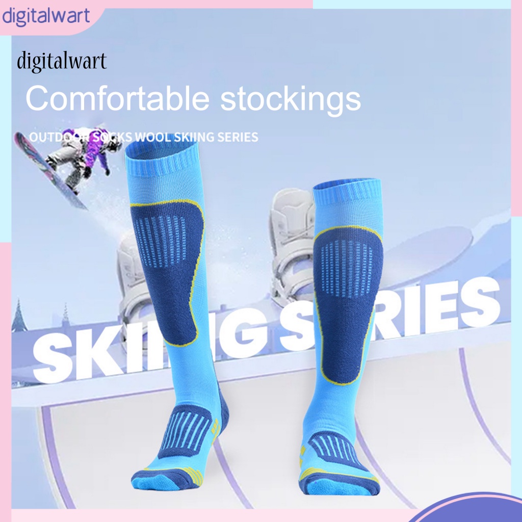 Kỹ Thuật Số| 1 Đôi Tất Trượt Tuyết Dài Đến Đầu Gối Chất Liệu Dày Dặn Ấm Áp Chống Trượt Thời Trang Thu Đông Cho Vớ Leo Núi / Trượt Tuyết / Leo Núi Chất Lượng Cao