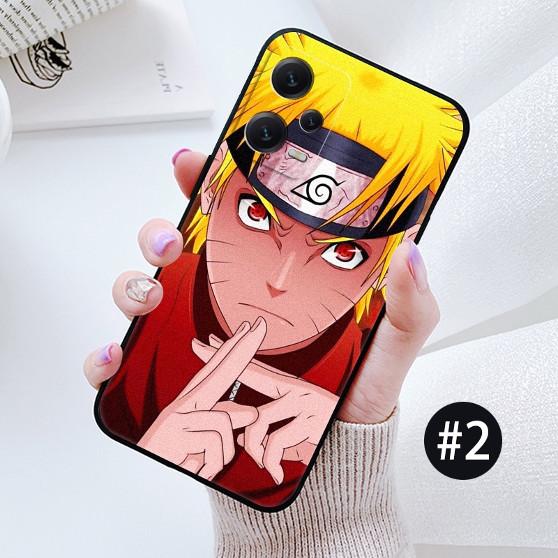 Ốp Điện Thoại Dẻo Họa Tiết Hoạt Hình Naruto Sasuke Cho Redmi NOTE 12 12C 11A PRO PLUS 4G 5G