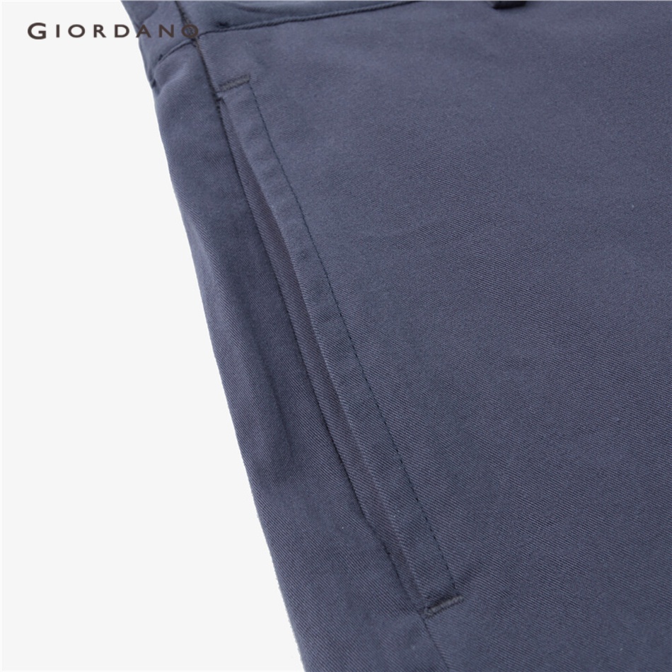 Chân váy GIORDANO 05463315 trọng lượng nhẹ xẻ tà trước eo thun cho nữ