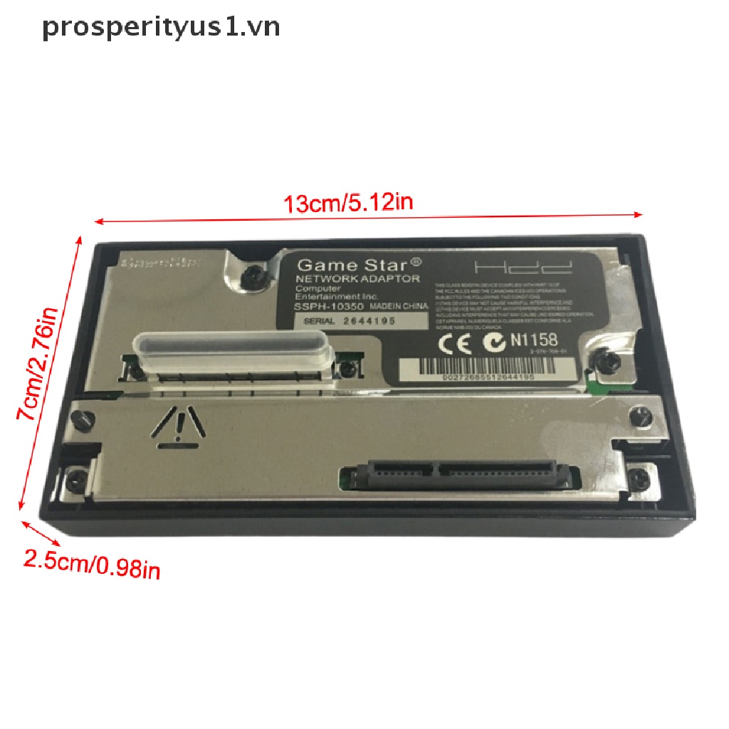 Adapter Chuyển Đổi Mạng SATA prosperityus1] Giao Diện Mạng SATA Cho PS2 Fat Game Console