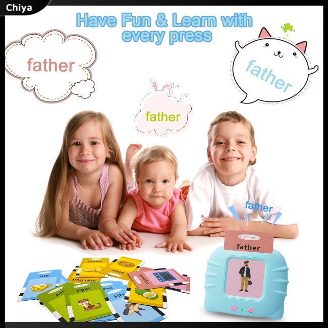 Máy Đọc Thẻ Học Tập 5 Phần Âm Lượng Dành Cho Trẻ Em