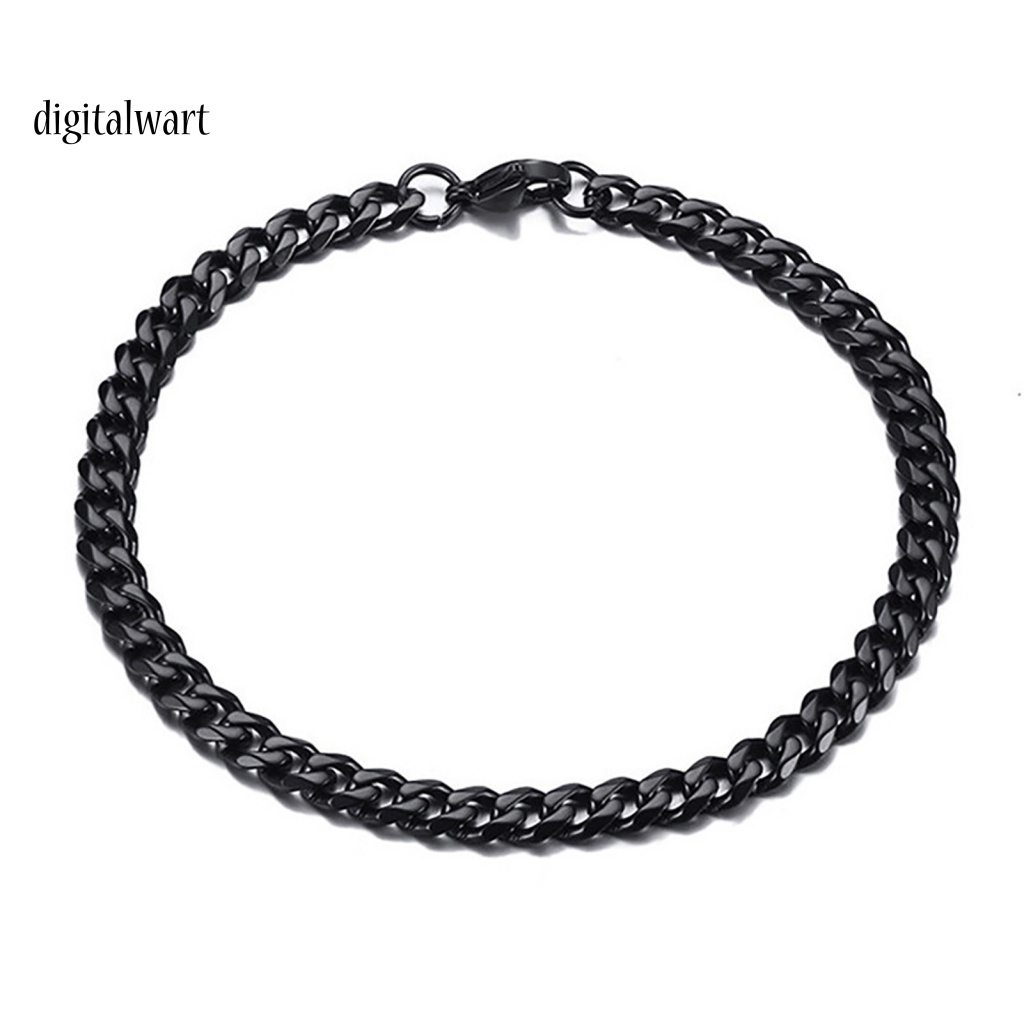 Kỹ Thuật Số| Vòng Tay Dây Xích Dày 5 / 7 / 9 / 11mm Dễ Phối Đồ Thời Trang Cho Nam