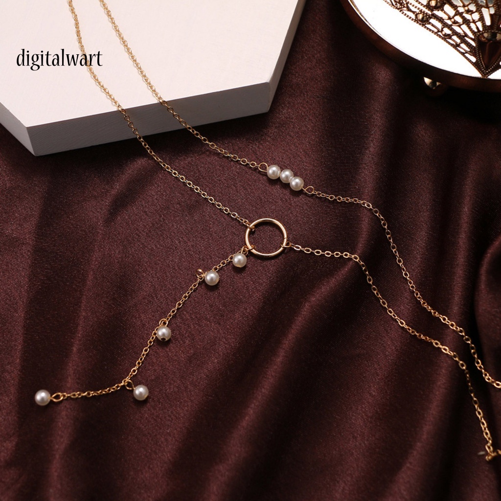 Kỹ Thuật Số| Vòng cổ Chuỗi Hạt Ngọc Trai Nhân Tạo Thanh Lịch Cho Nữ