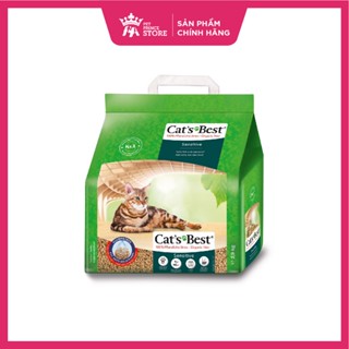 Cát gỗ vệ sinh hữu cơ Cat's Best Sensitive | 7.2kg (20L) | Siêu thấm hút | Vón cục | Xả được trong toilet