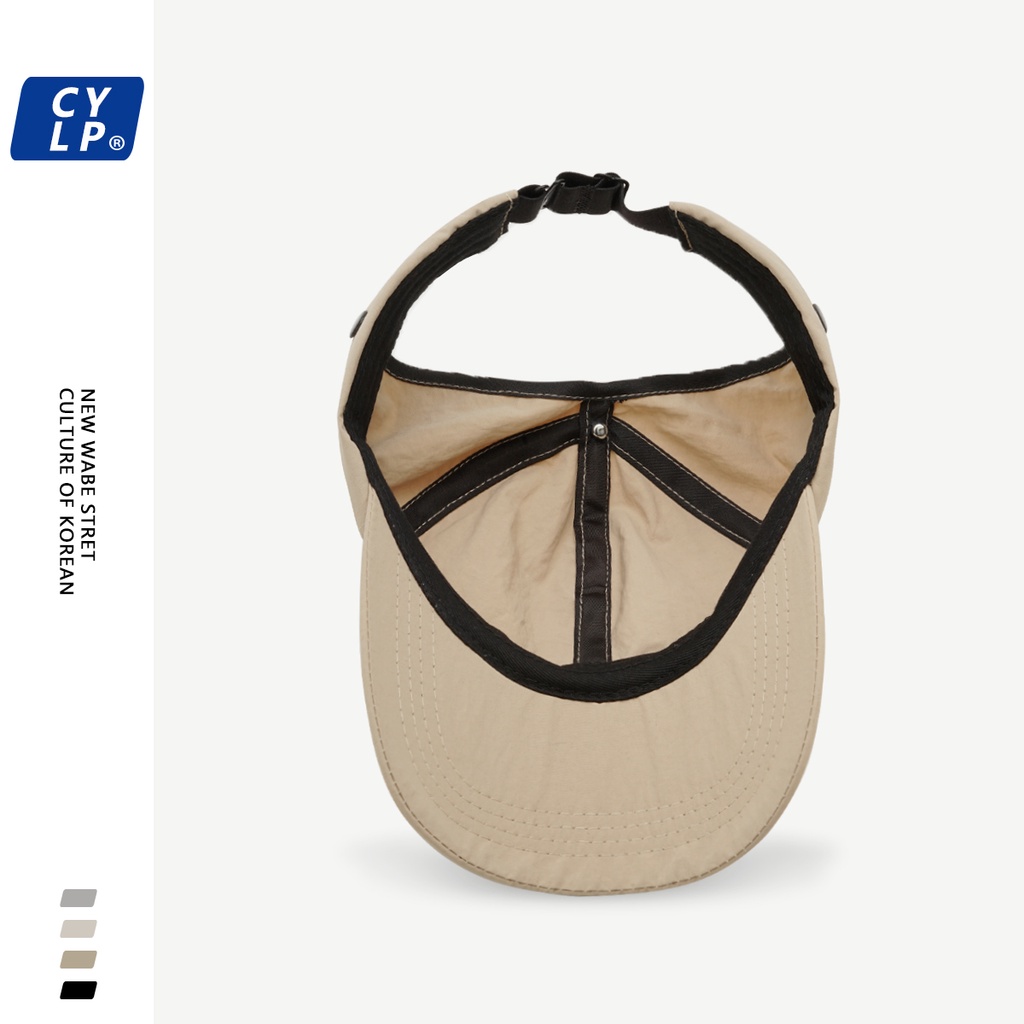 Mũ Lưỡi Trai Mỏng Nhanh Khô Màu Vàng Thời Trang Mùa Hè Hàn Quốc Cho Nữ