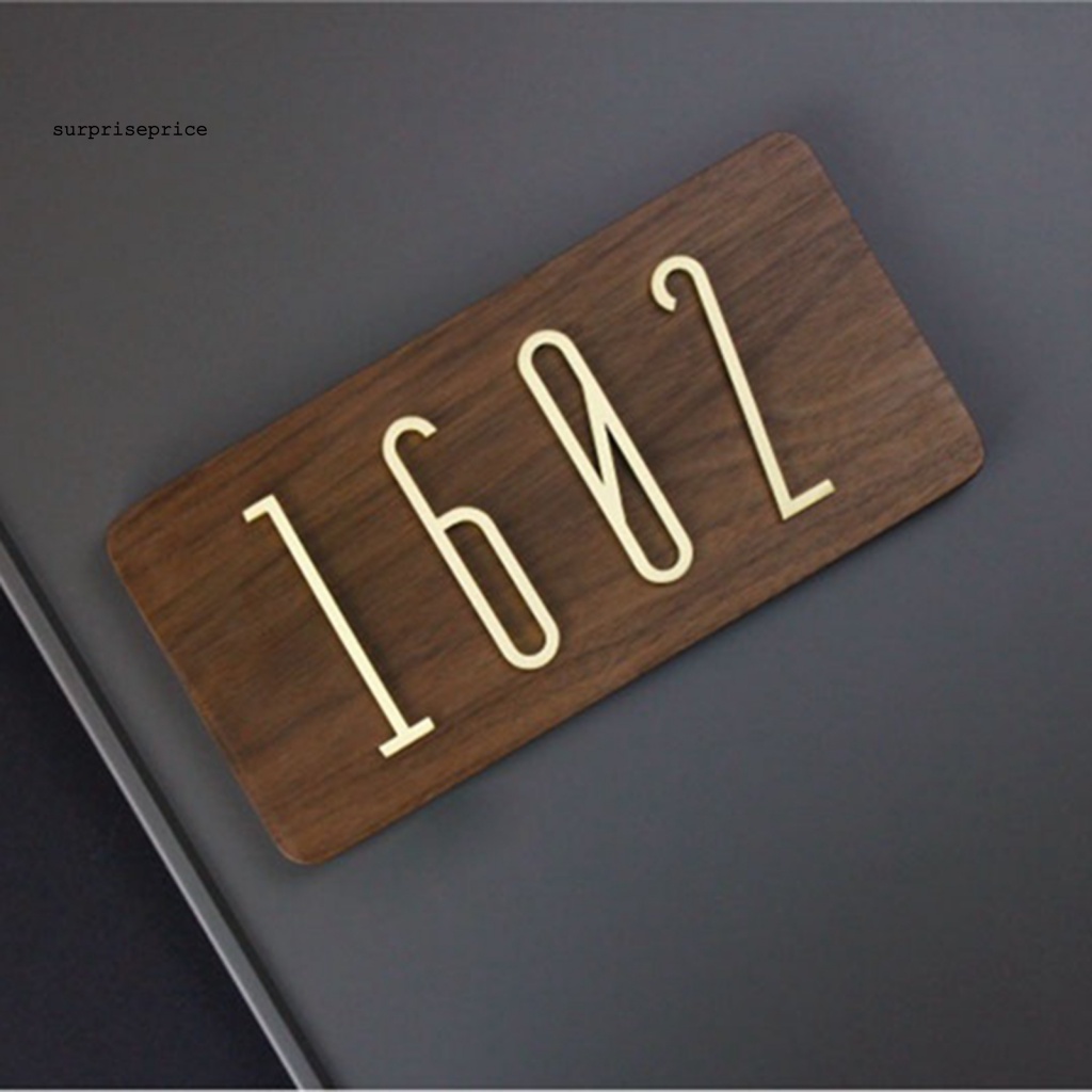 Phụ Kiện Số 7cm Bằng Đồng Thau 1-9 Hiệu Ứng 3D Gắn Tường Trang Trí Nhà Cửa