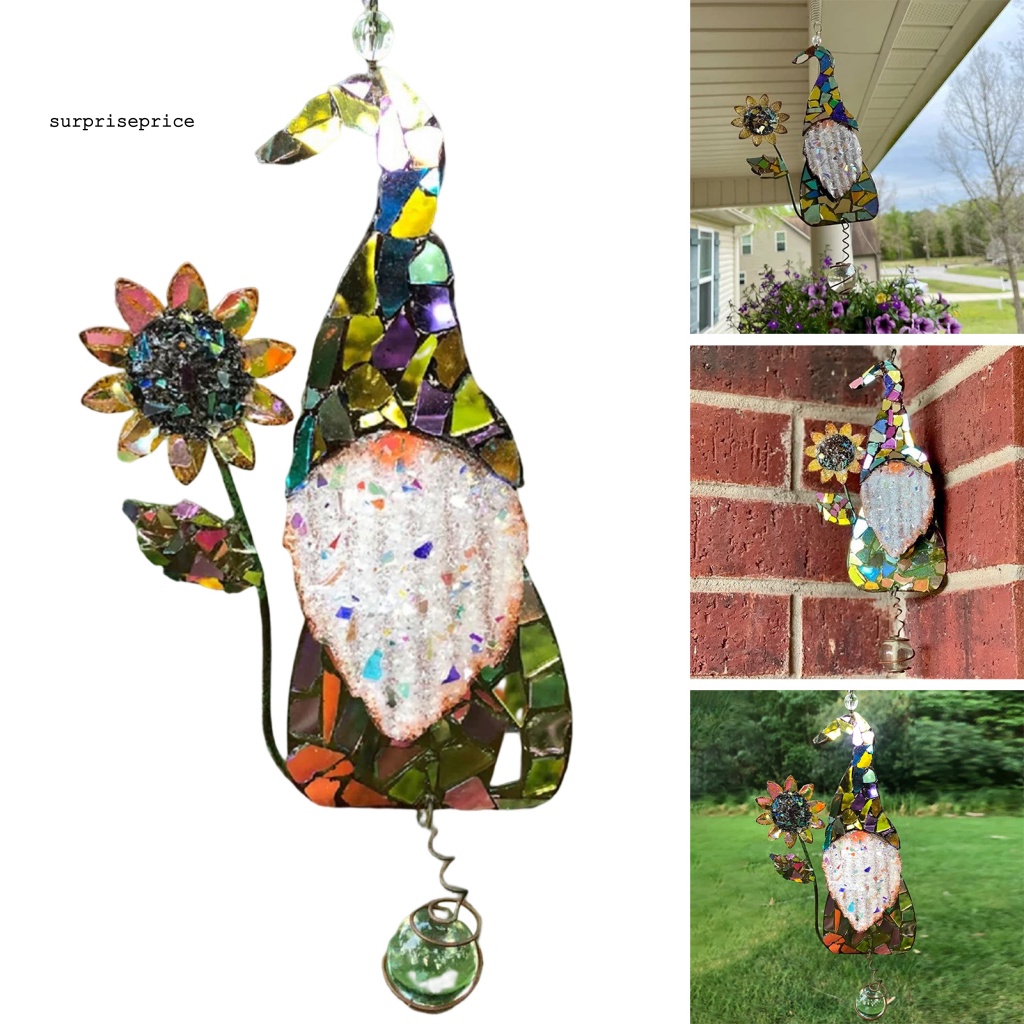 Dreamcatcher Hình Mặt Trời Lấp Lánh Treo Trang Trí Sân Vườn