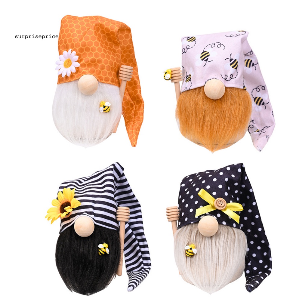 Spa Đồ trang trí Búp Bê Vô Diện Đội Mũ Dài Trang Trí Nhà Cửa