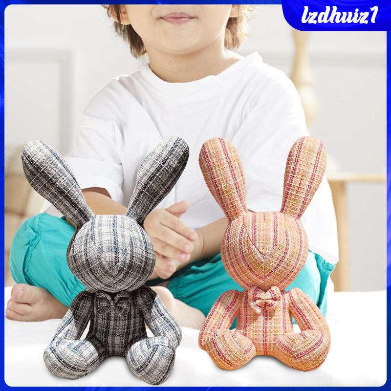 Thú Nhồi Bông Hình Thỏ Tai Dài Đáng Yêu Cho Bé