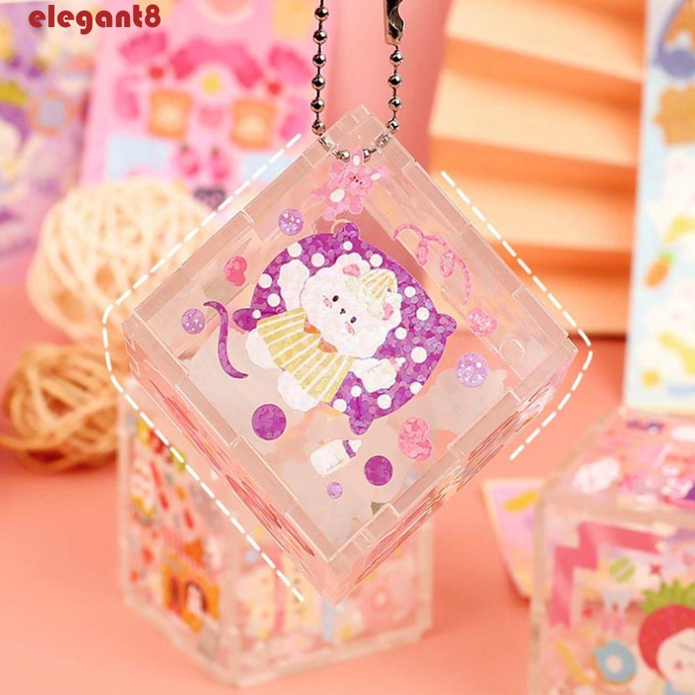 Bộ Giá Đỡ + Thẻ Hình Thần Tượng Bằng Rublk 'S Trong Suốt Độc Đáo Trang Trí Nhà Cửa DIY