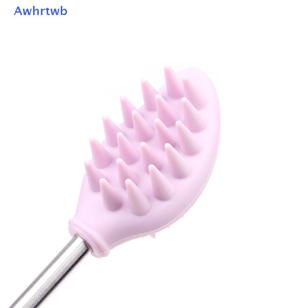 Bàn Chải Silicon Hai Mặt 65cm Hai Mặt Có Thể Thu Gọn Dùng Để Chà Rửa Massage Mới