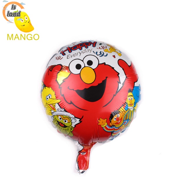 Bong Bóng Hình Elmo Trang Trí Tiệc Sinh Nhật 18 Inch