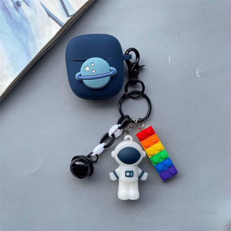 Vỏ Bảo Vệ Hộp Sạc Tai nghe không dây JBL TUNE FLEX Bằng Silicon Mềm Hình Phi Hành Gia Hành