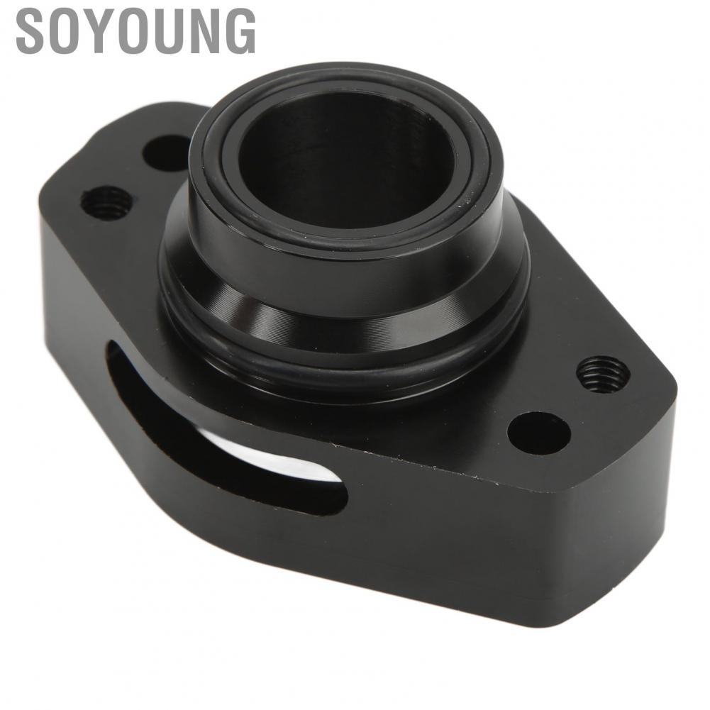 Soyoung BOV Adapter  Professional Turbo Blow Off Valve CNC Aluminum Perfect Sealing Rustproof Long Lasting Rugged Structure for EcoBoost Models
