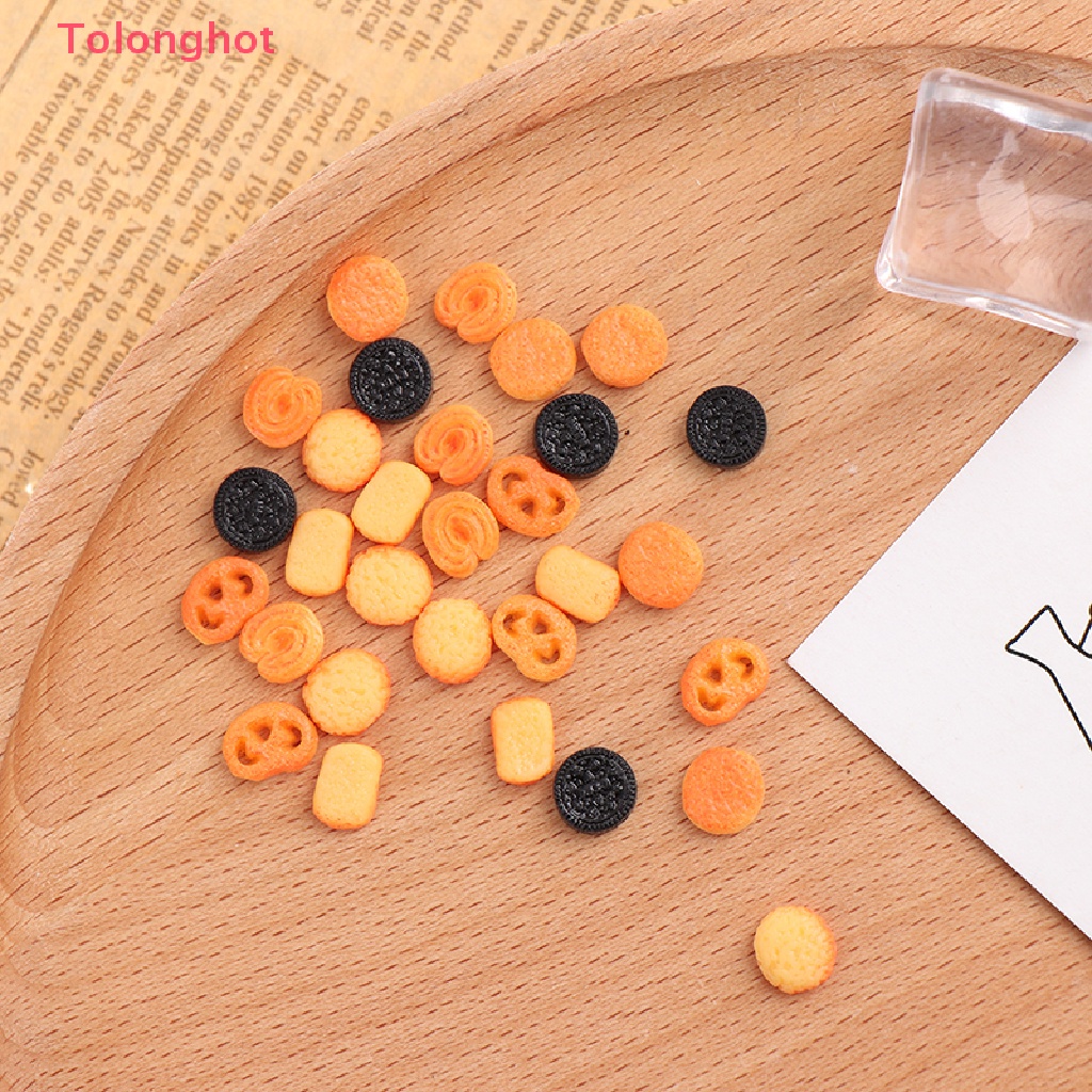 Set 10 Mô Hình Bánh Quy Trang Trí Nhà Búp Bê