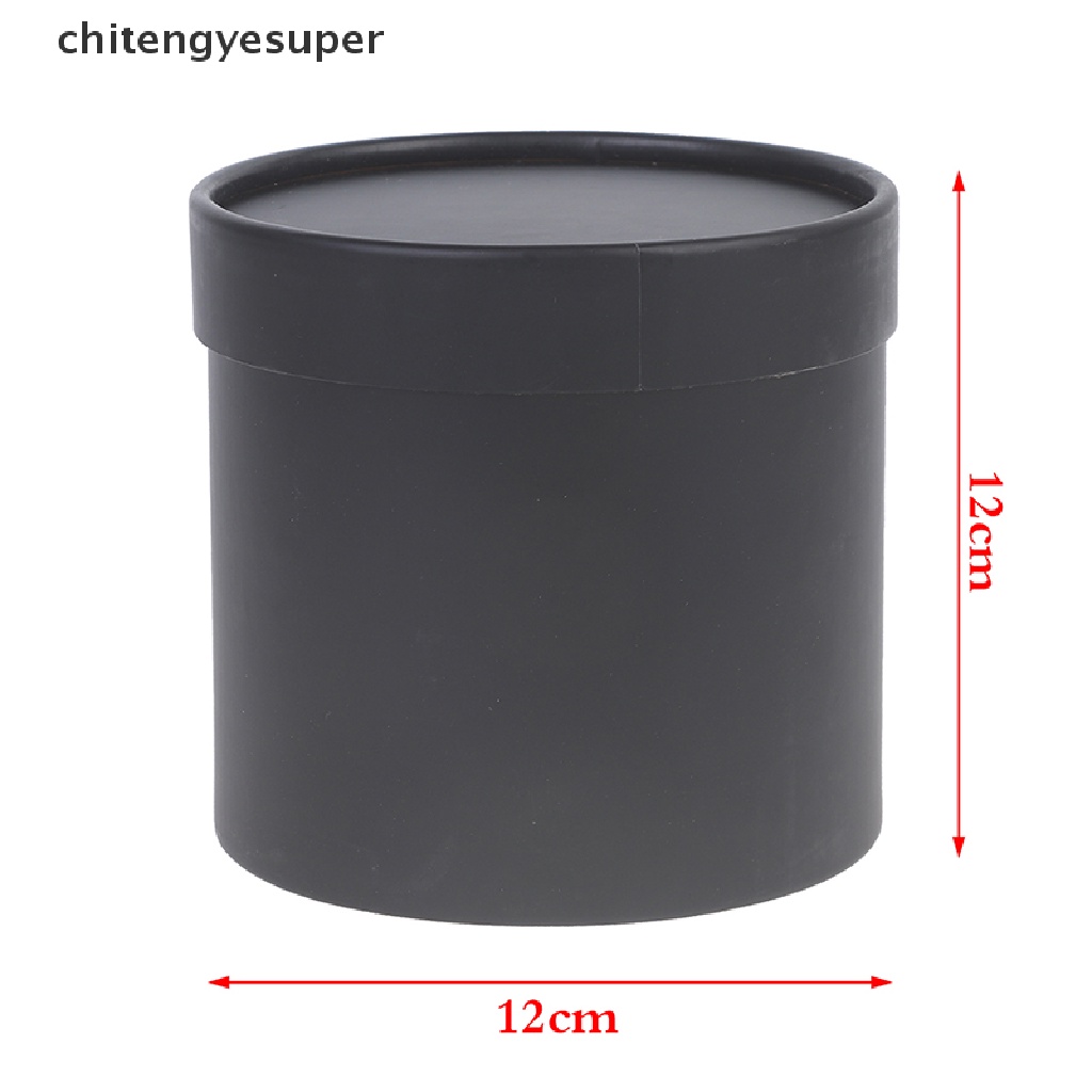 1 Hộp Quà Tặng Bằng Giấy Hình Tròn In Hoa Phong Cách Chitengyesuper