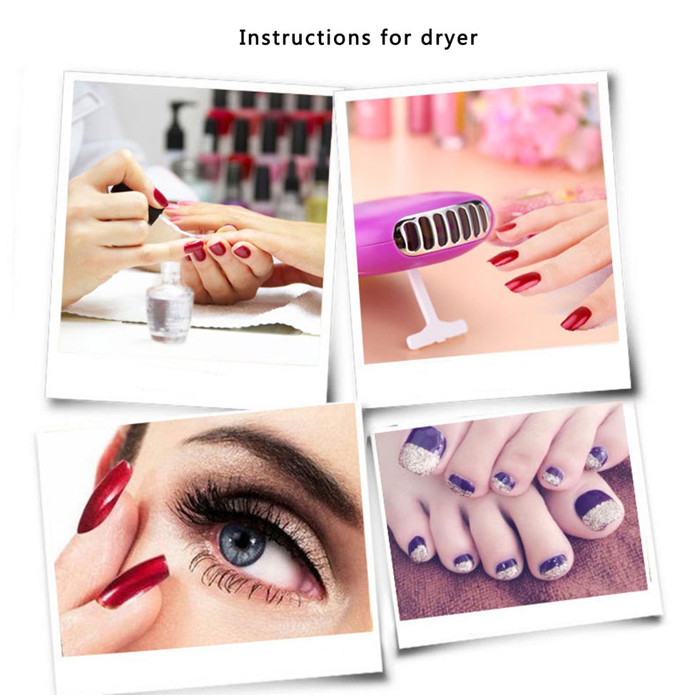 Eyelash Dryer Mini Portable Refrigeration Blower Eyelashes Dedicated Fan