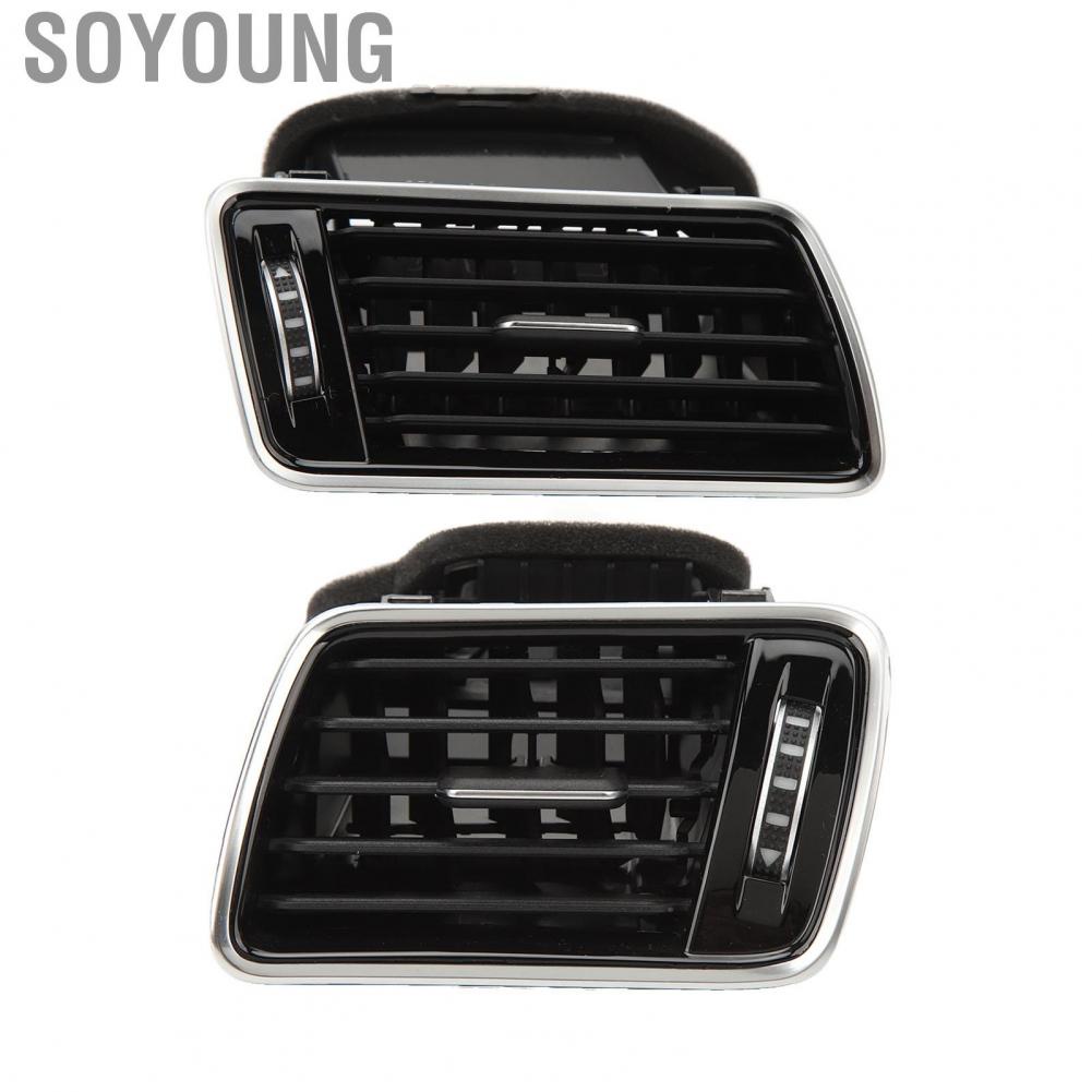 Soyoung Central Panel AC Air Vent  Shockproof Car Conditioning Outlet Uniform Airflow for Left Hand Drive B6 B7 LHD Vehicle