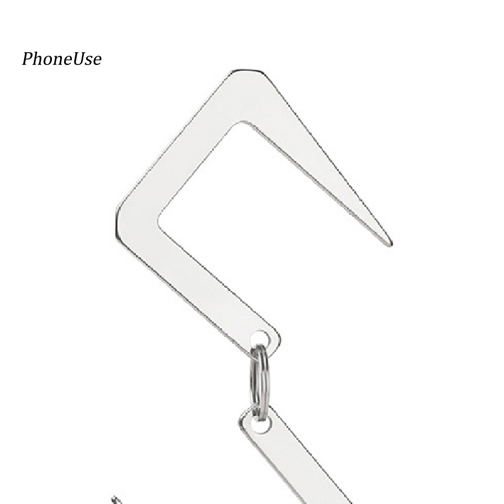 Móc Treo Đồ Hai Đầu Bằng Thép Không Gỉ Chịu Nhiệt Độ Cao Nhỏ Gọn PU Dành Cho Đi Bộ Đường Dài