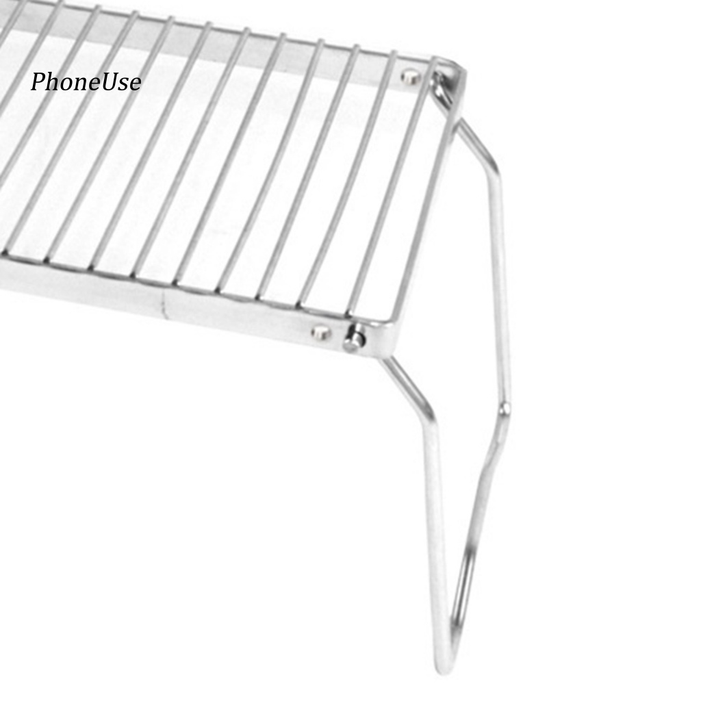 Bếp Nướng Bbq Bằng Da PU Có Thể Gấp Gọn Tiện Dụng Mang Theo Cắm Trại