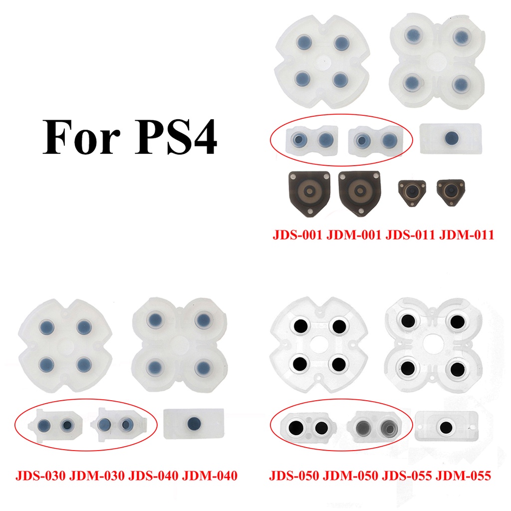 Đệm Cao Su Dẫn Điện + Lò Xo L1 R1 L2 R2 + Lò Xo Cho PS5 PS4 JDS JDM-001 011 030 040 050 055