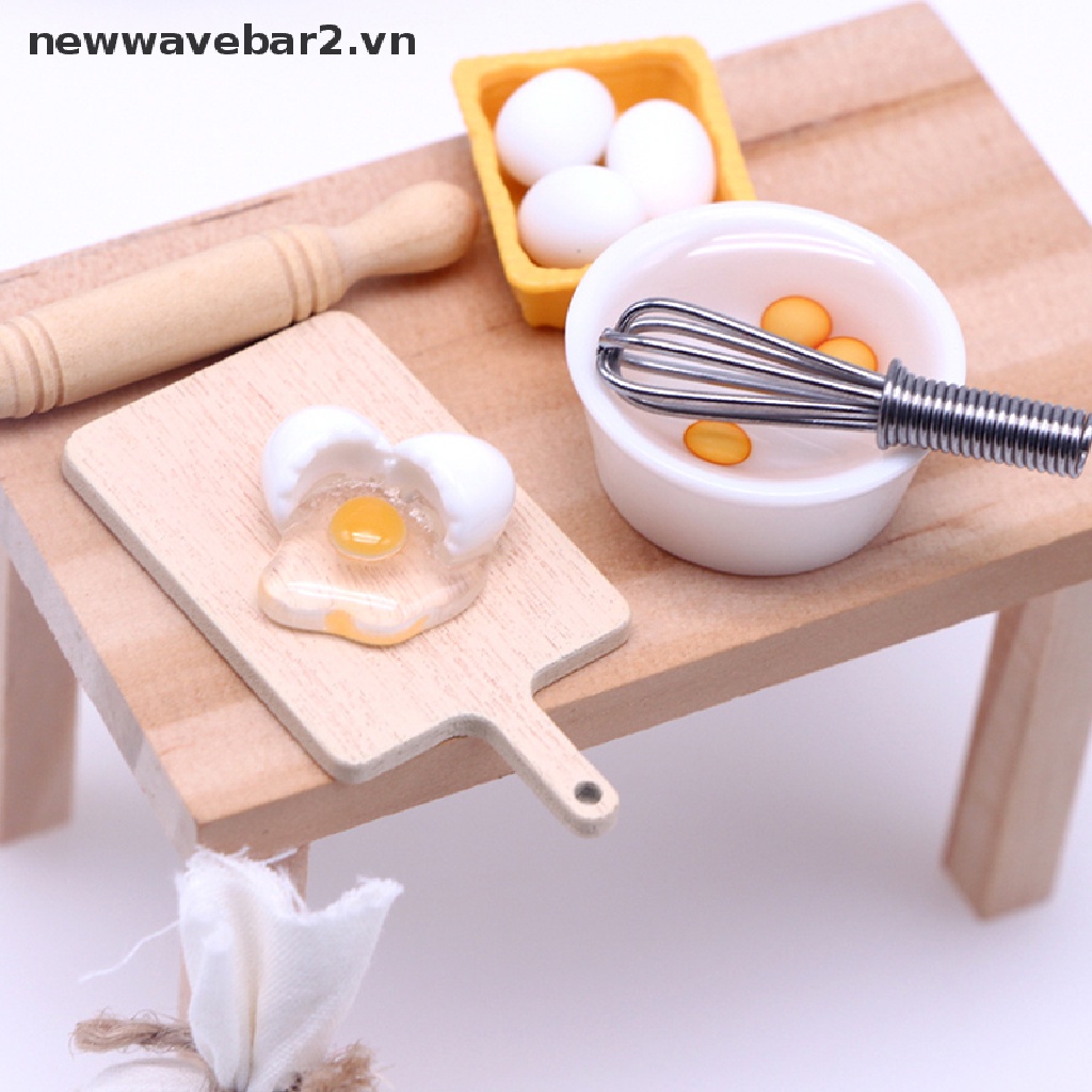 1 Bộ Mô Hình Trứng Cuộn Tự Trang Trí Nhà Búp Bê